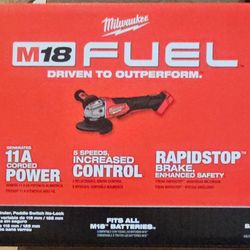 Milwaukee Fuel M18 Grinder