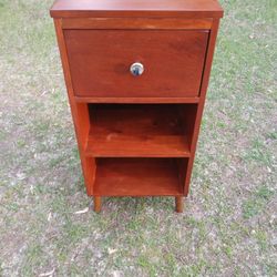 Mid Century Tall Nightstand 