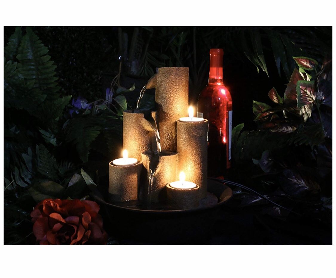 New Zen Tabletop Tiers Office Livingroom Bedroom Pouring Decor 3 Tier Indoor Waterfall Fountain