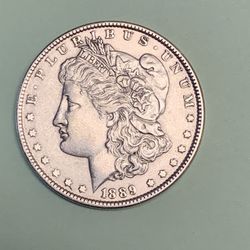 1889-P MS66+ Morgan Silver Dollar Brilliant Uncirculated In Collectors Case