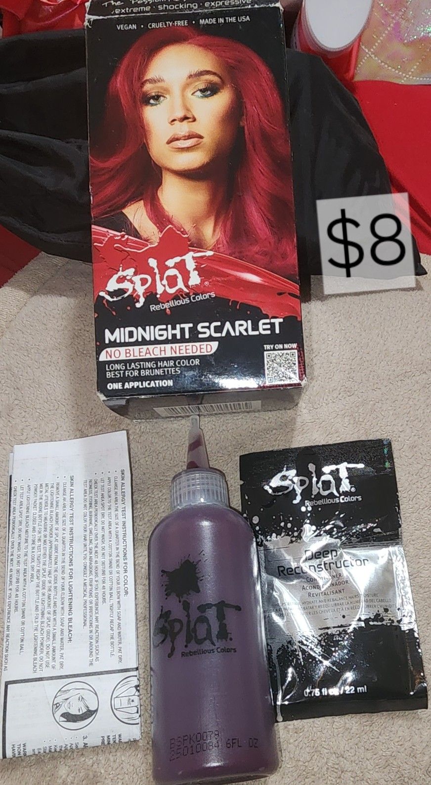 Hair Dye $8 Each