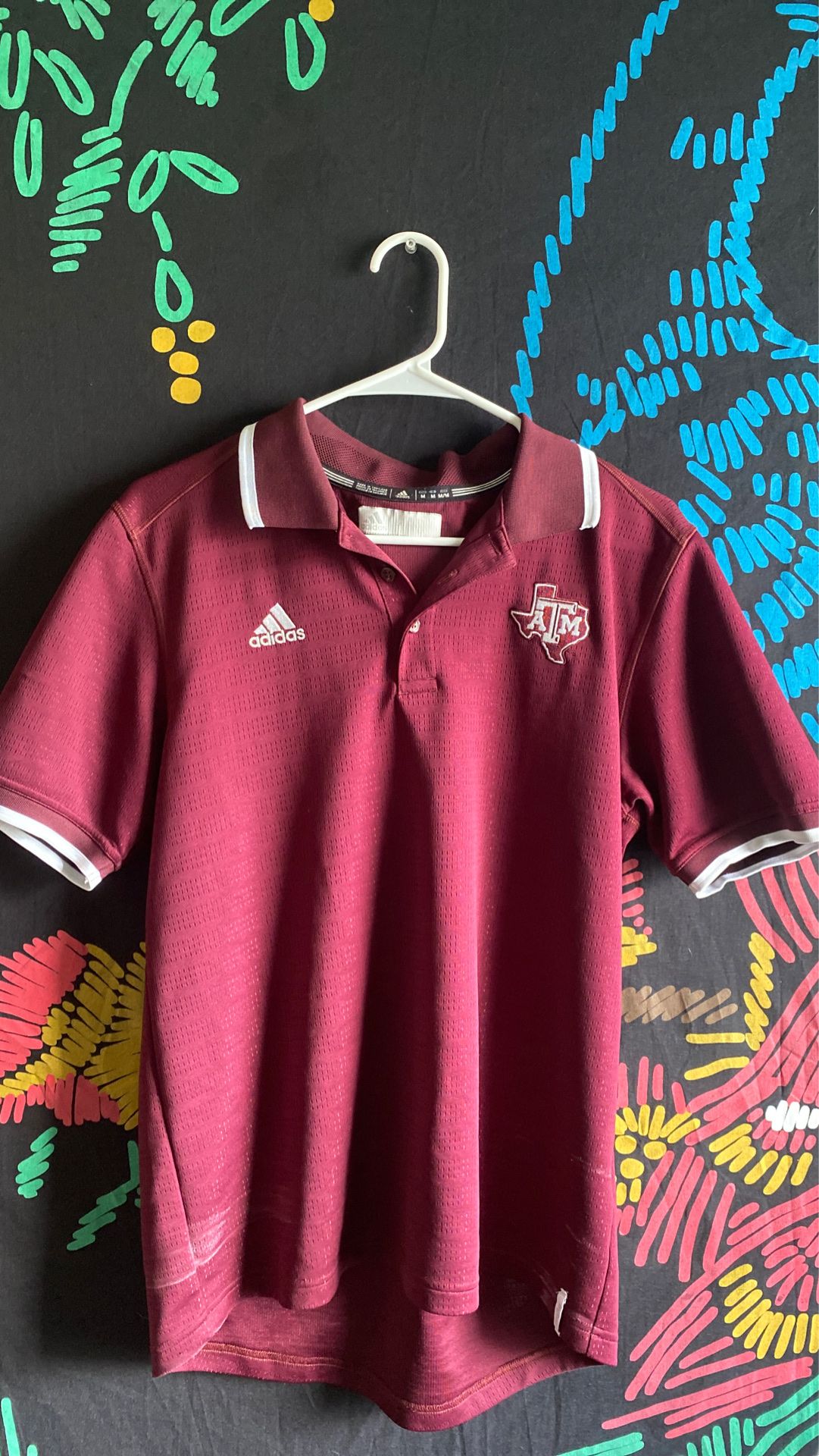 TEXAS A&M Adidas Polo