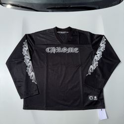 Black Chrome Hearts Long Sleeve Jersey