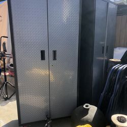 2 Gabinetes De Metal Con Llantas