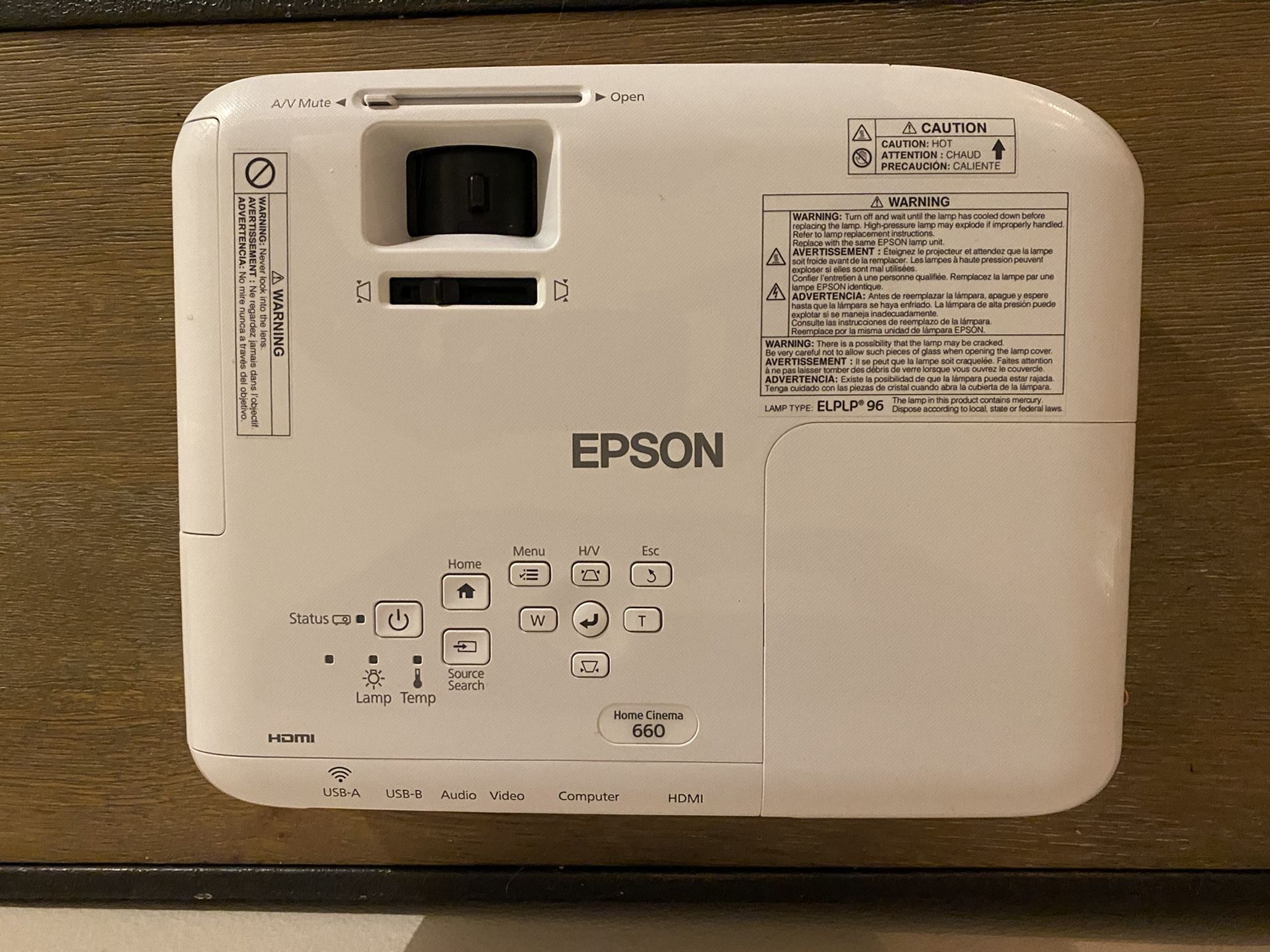 Epson Home Cinema 660 Projector