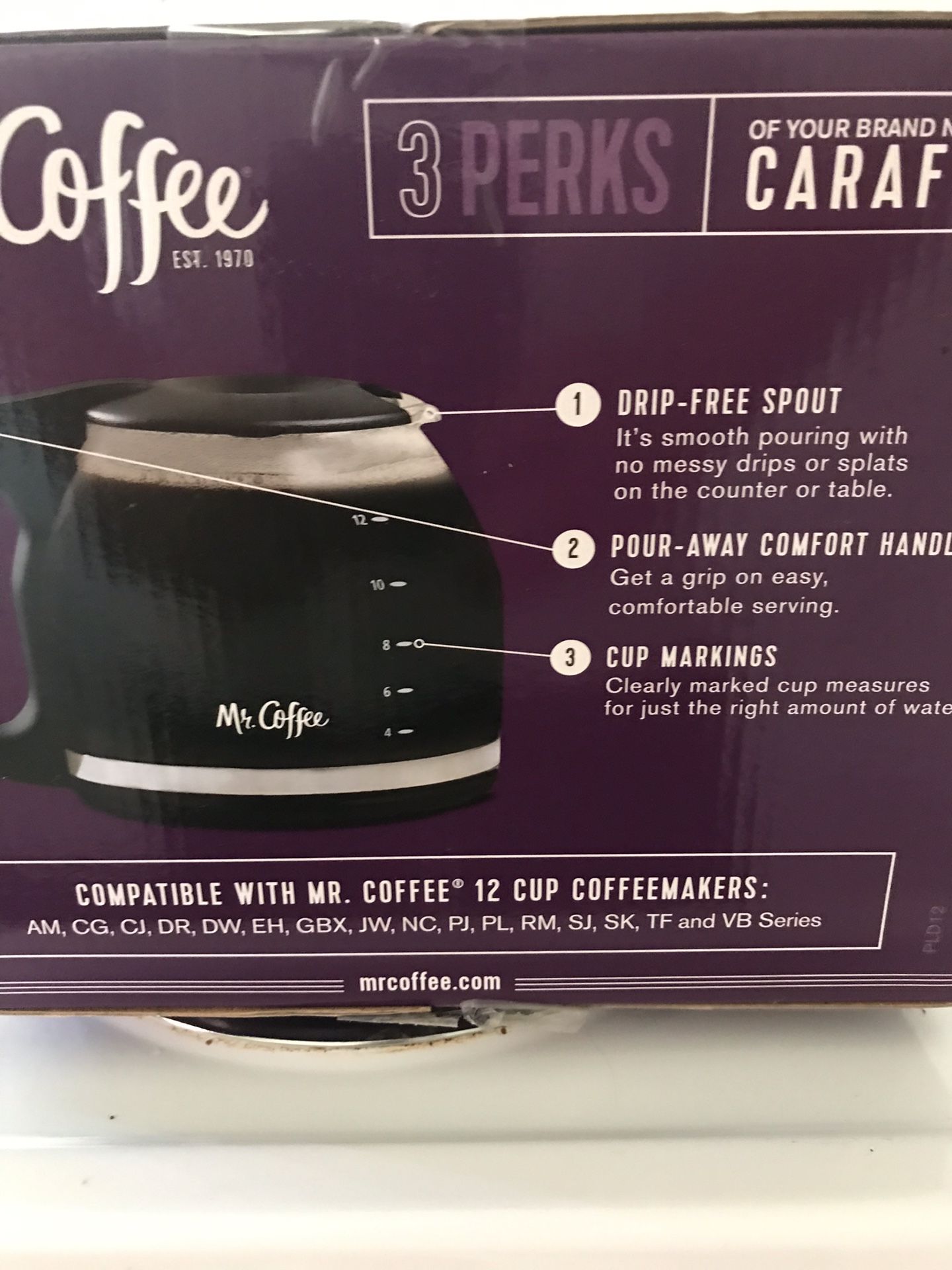 Mr coffee replacement carafe