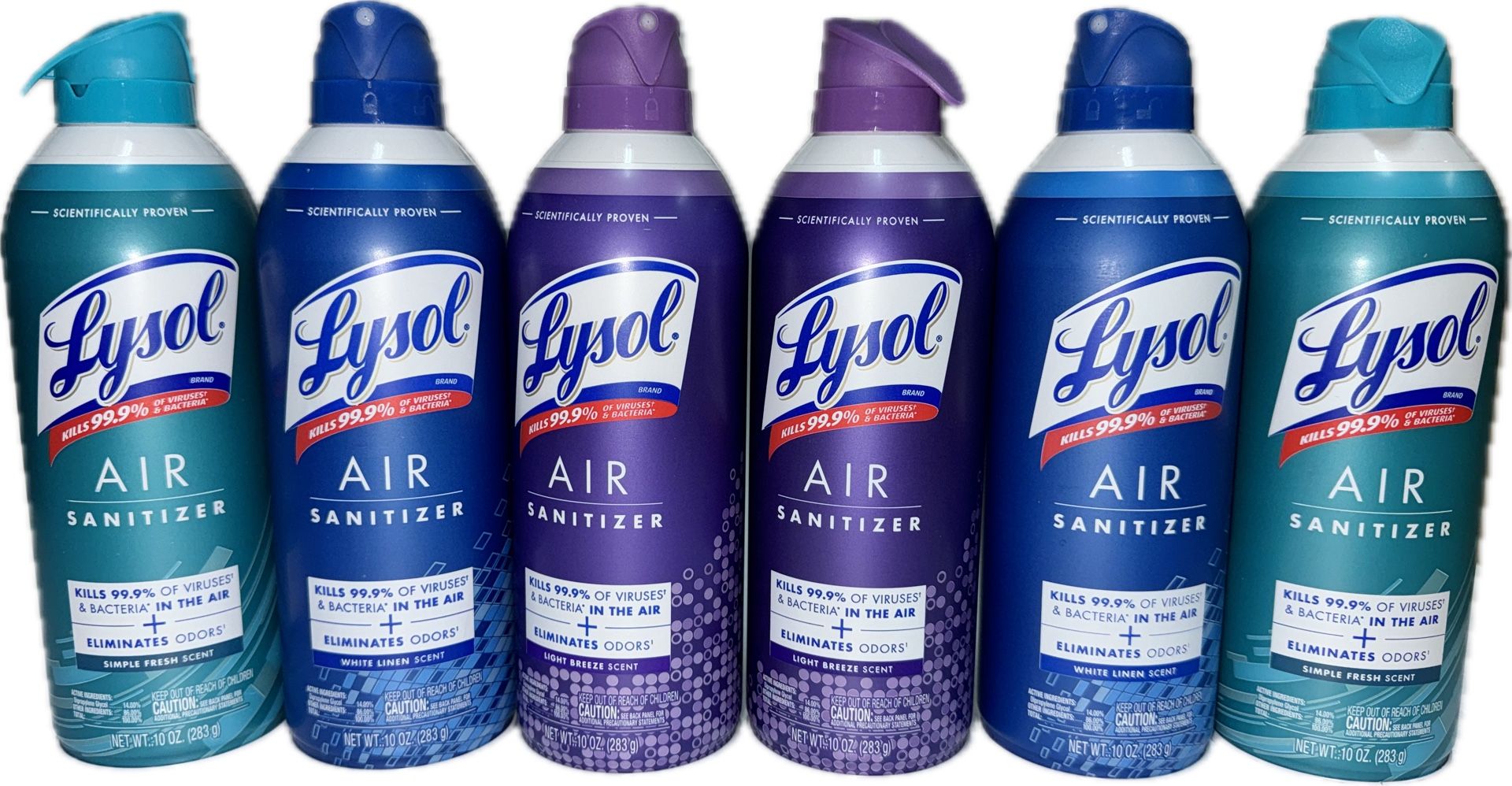 Lysol Air Sanitizer Pack Of 6