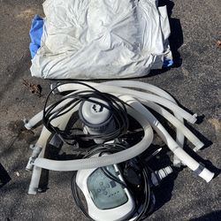 Intex pool and salt water system