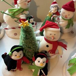 HALLMARK vintage singing/dancing snowman from early-mid 2000s (prices posted on each photo)