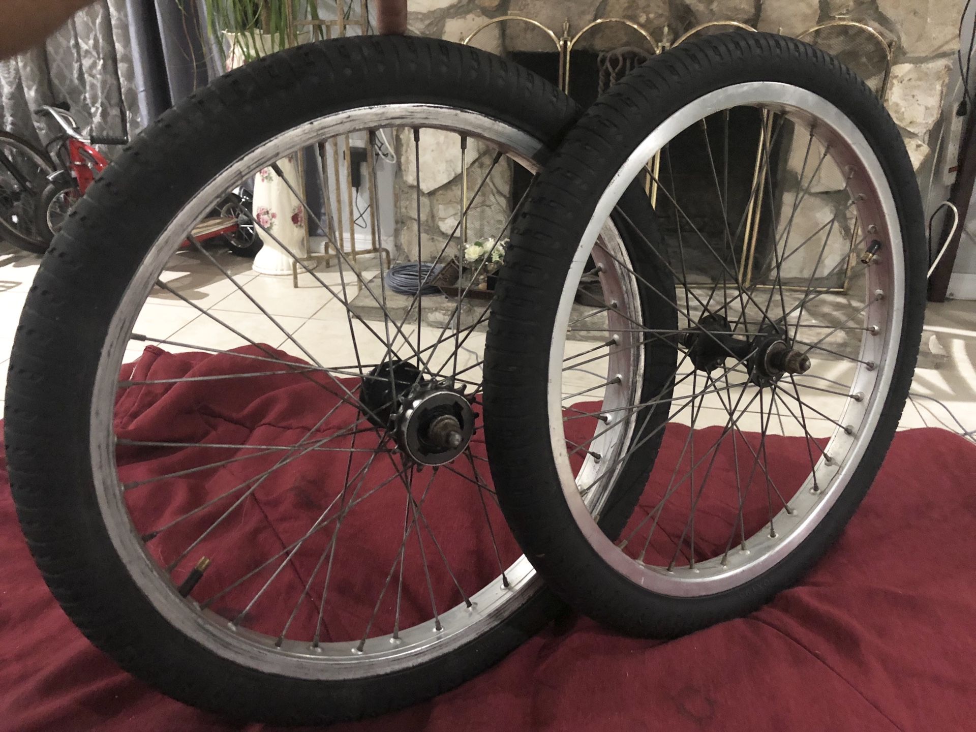 Vintage GT Dyno Performer Wheels Rims BMX Bike Bicycle Bicicleta