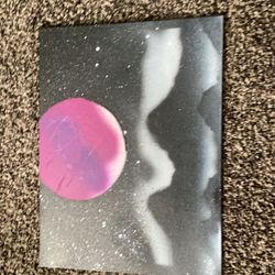 Space Painting With Mountains