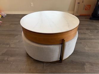 Modern Coffee Table with 3 built in Stools