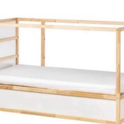 I KEA Kura Reversible Loft Bed – Twin – Solid Wood – Great for Kids Room