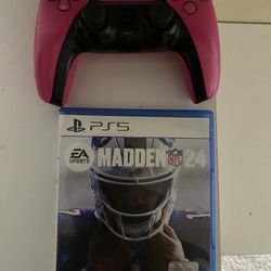 PlayStation 5 Controller & NFL Madden 24