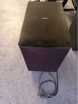SONY - active subwoofer 120v - 60hz 30w
