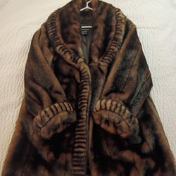 Dennis Basso Faux Fur Women's Coat