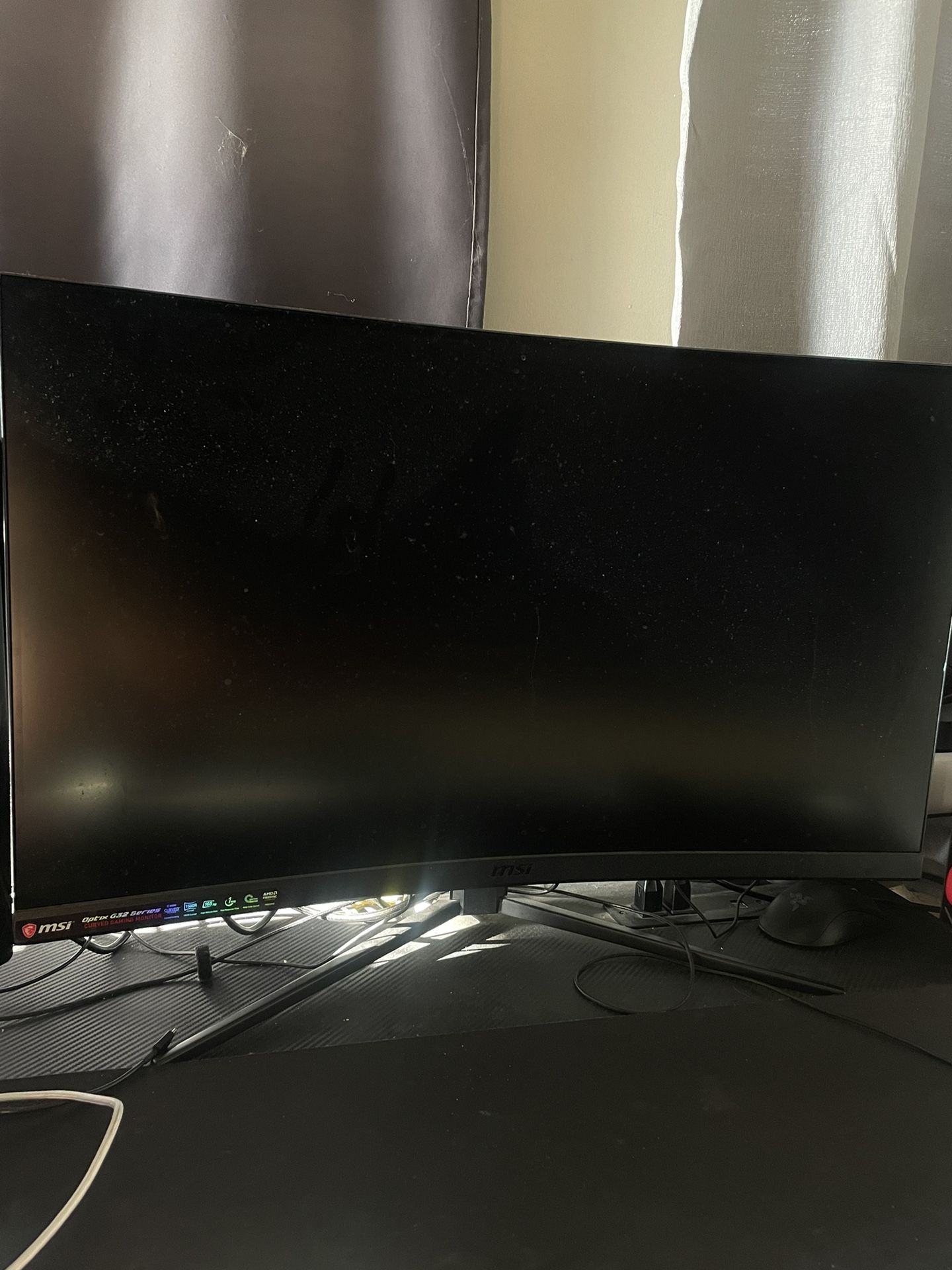165hz MSI Curved Gaming monitor