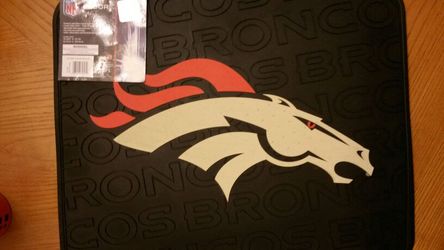 Denver Broncos car floor mats