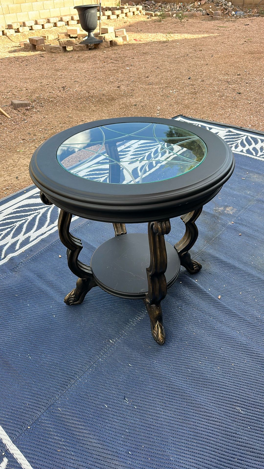 End Table Solid Wood