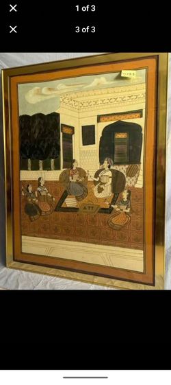Painting On Fabric  41*53 Inches. India