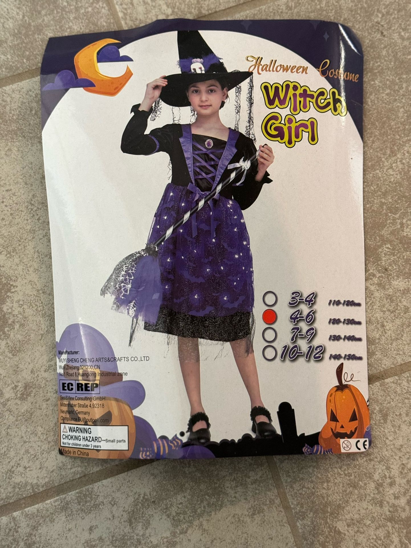 Lighted Halloween Witch Costume