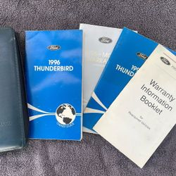Ford Thunderbird Owners manual 