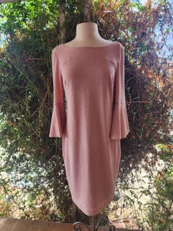 Calvin Klein New pink glitter dress 12P wedding cocktail