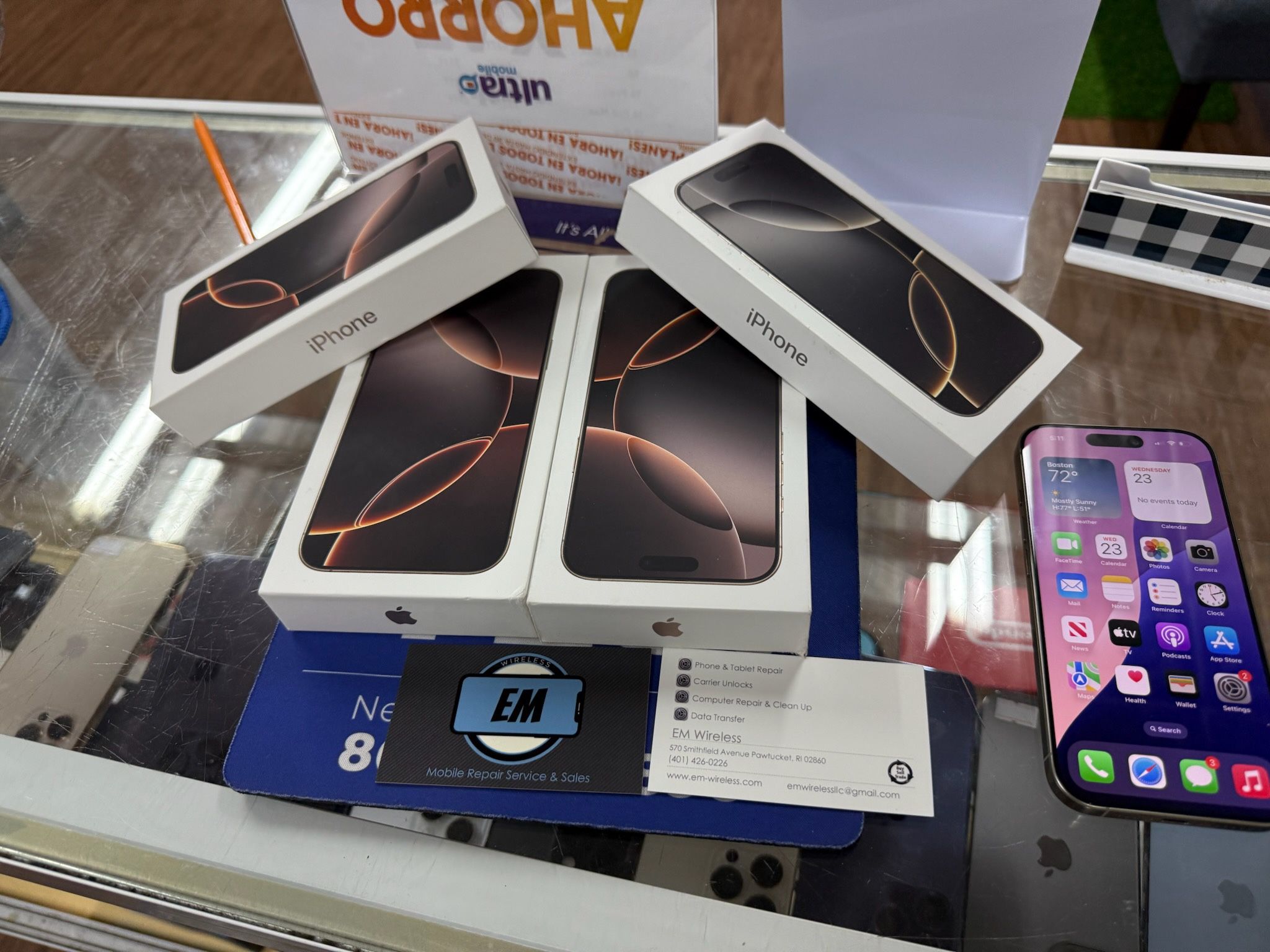 Brand New iPhone 16 Pro max 256GB Desert Titanium. For Verizon. with a Free month of service with Verizon. Will Be Unlocked In 60 Days! Read!