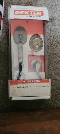 DEXTER FRONT DOOR LOCK AND HANDLE KIT