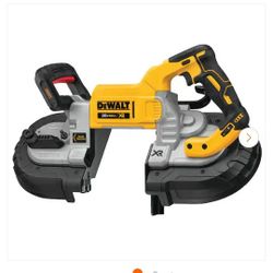 New DeWalt 20v Max XR Cordless 5"in Dual Switch Deep Cut Band Saw Tool Only 