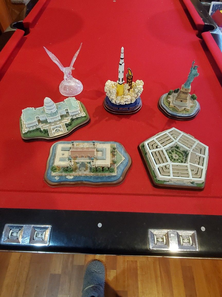 MEMORIAL DAY SALE! DANBURY MINT US MONUMENT SET! BONUS ITEM!