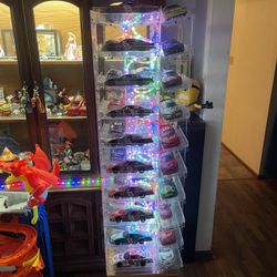 Car Display Case With Lights 