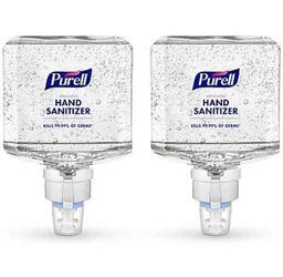 2 Refills PURELL® Advanced Hand Sanitizer Gel, For ES8 Touch-Free Dispensers, Clean Scent, 40.6 Oz (1200 mL)