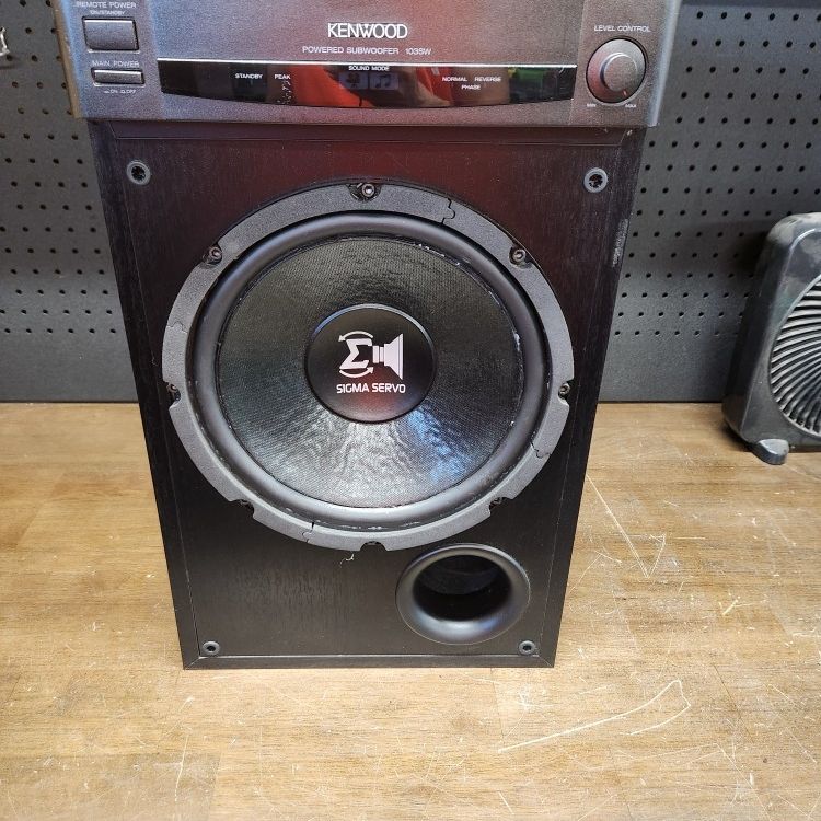 Subwoofer System Kenwood Powered Subwoofer 103sw Kenwood Home