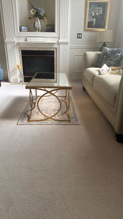 Mirror top coffee table
