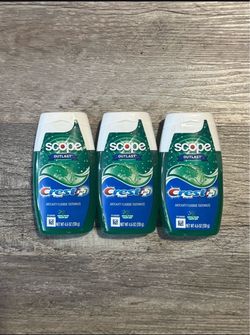 Crest + Scope Outlast Toothpaste 4.6 Oz $2 Each