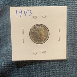 1943 mercury silver dime U.S Coin