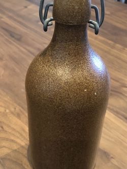 Antique Stoneware German Beer Bottle