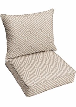 Sorra Home Outdura Outdoor/Indoor Bench Cushion, 27in x 30in x 5in, Tan 114 150$