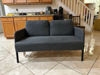 Small gray couch