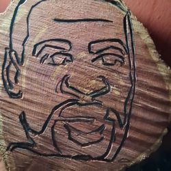 George Floyd Wood Carving