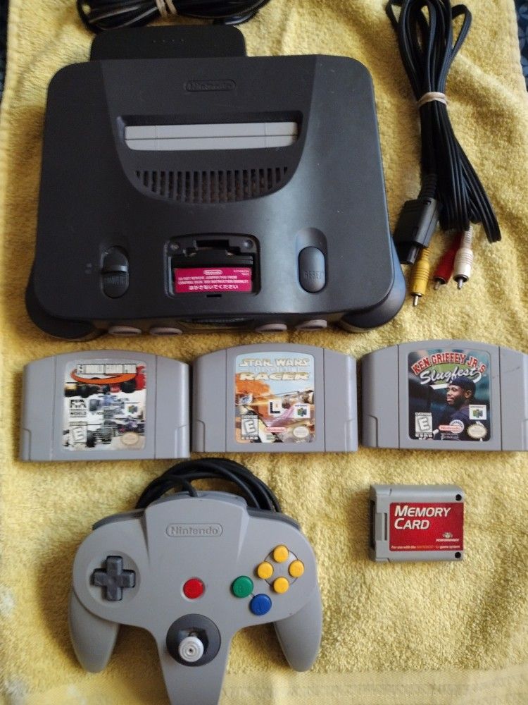 Nintendo 64 Original Authentic Works Good Shape No Offers No Trades 75th Ave Indian School Serious Buyers Only Please