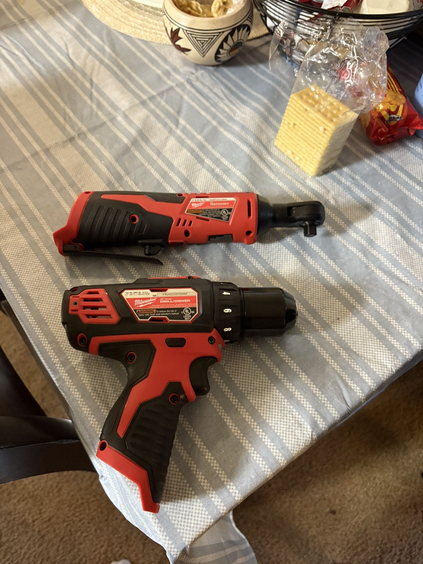 Milwaukee Drill And Ratchet 