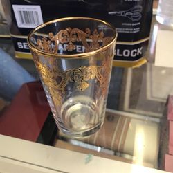 Classic Touch Tumblers with 24k Gold Artwork - Set of 6 Retail $457