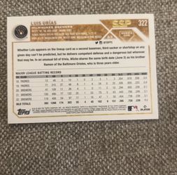 Luis Urias SSP Topps 2023