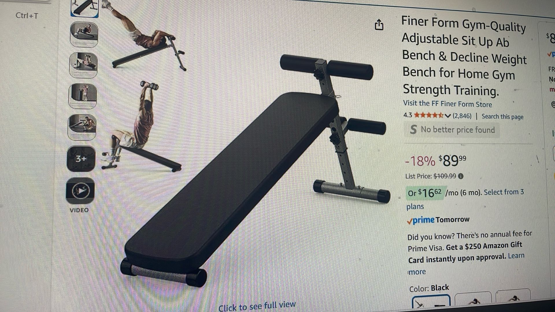 Christmas Special!! Adjustable Sit-up Ab Bench & Decline Weight Bench