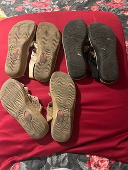 Huaraches de Piel talla 8