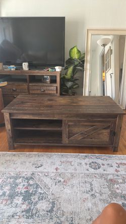 Wooden coastal coffee table