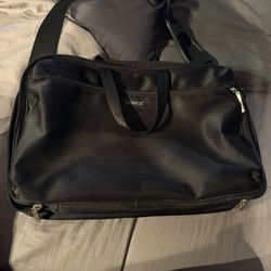 Basics black soft-sided carrying case