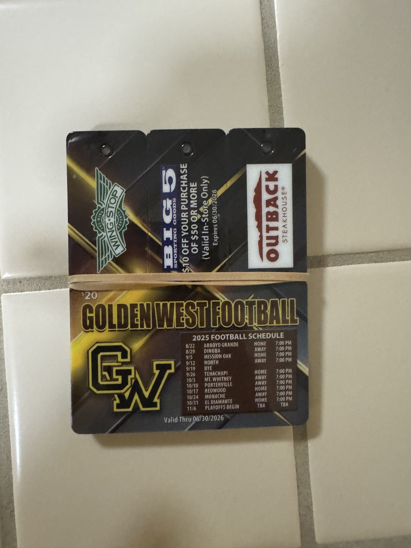 Golden West Gold Cards